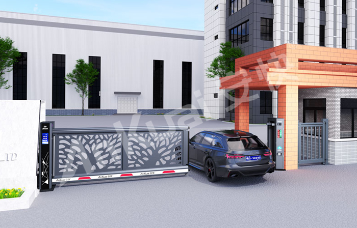 “ 安快 ” 柵欄款懸開門應(yīng)用